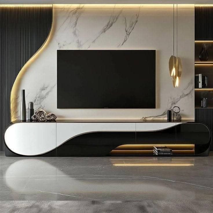 MStudio Luxury TV Wall Unit
